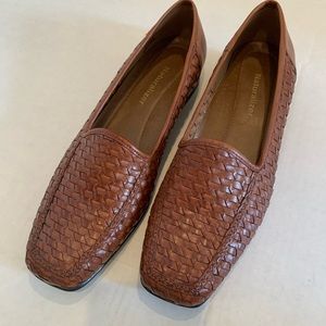 Naturalized Woven Leather Shoes